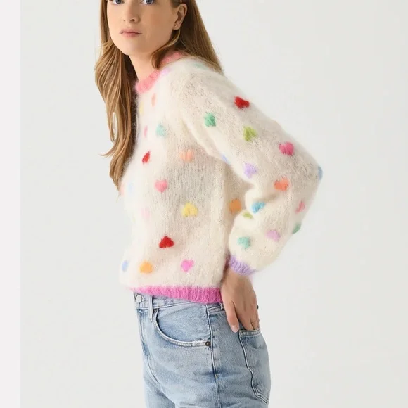 Rose Carmine Women's Mon Amour Sweater - Picture 4 of 5